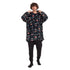 Snuggs Blanket Hoodie Black monster